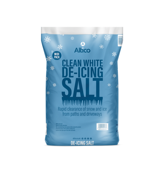 Clean White De-Icing Salt Midi